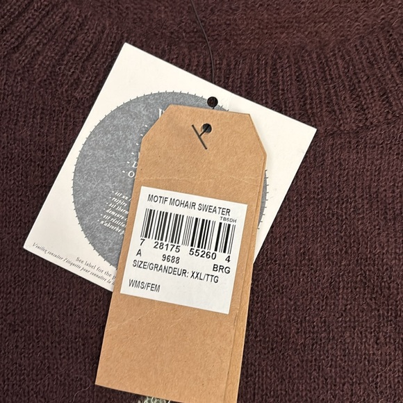 NWT Woolrich XXL Wool Mohair Brown Crewneck Sweater Deer Motif - Picture 2 of 7